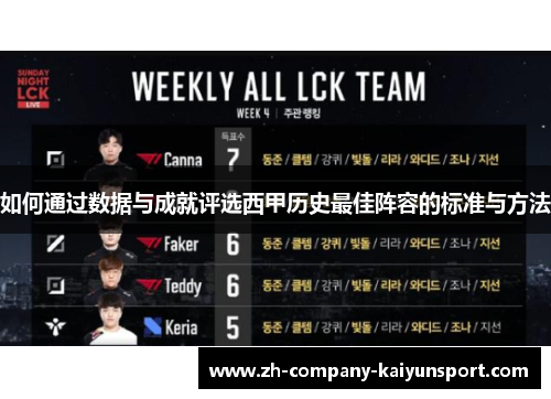 如何通过数据与成就评选西甲历史最佳阵容的标准与方法